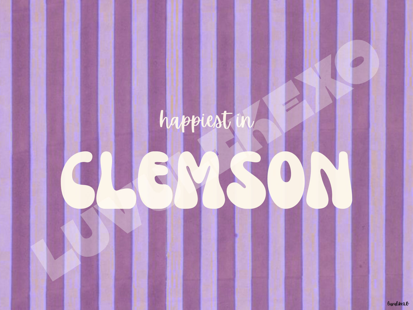 happiest in CLEMSON