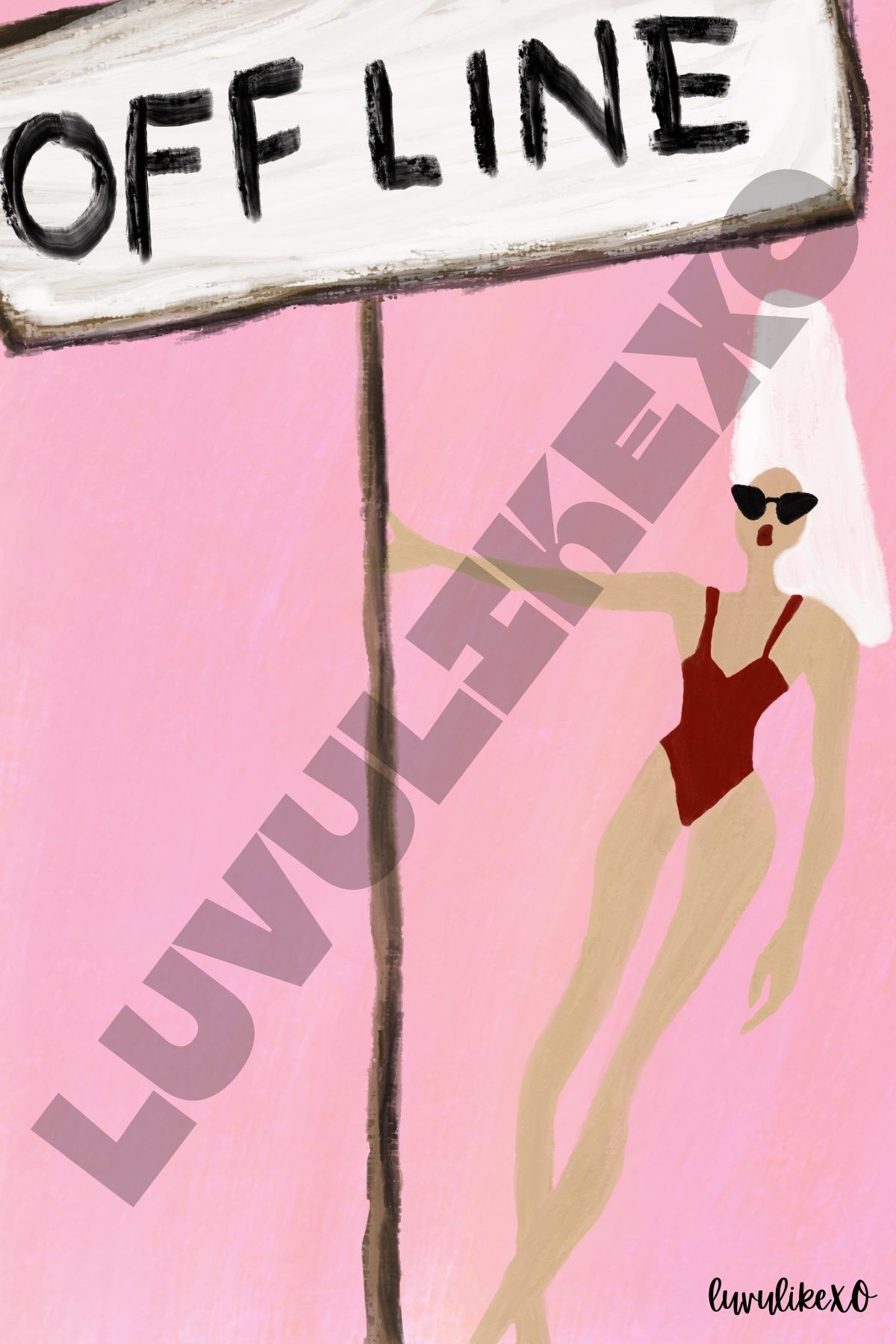 Offline - Pink