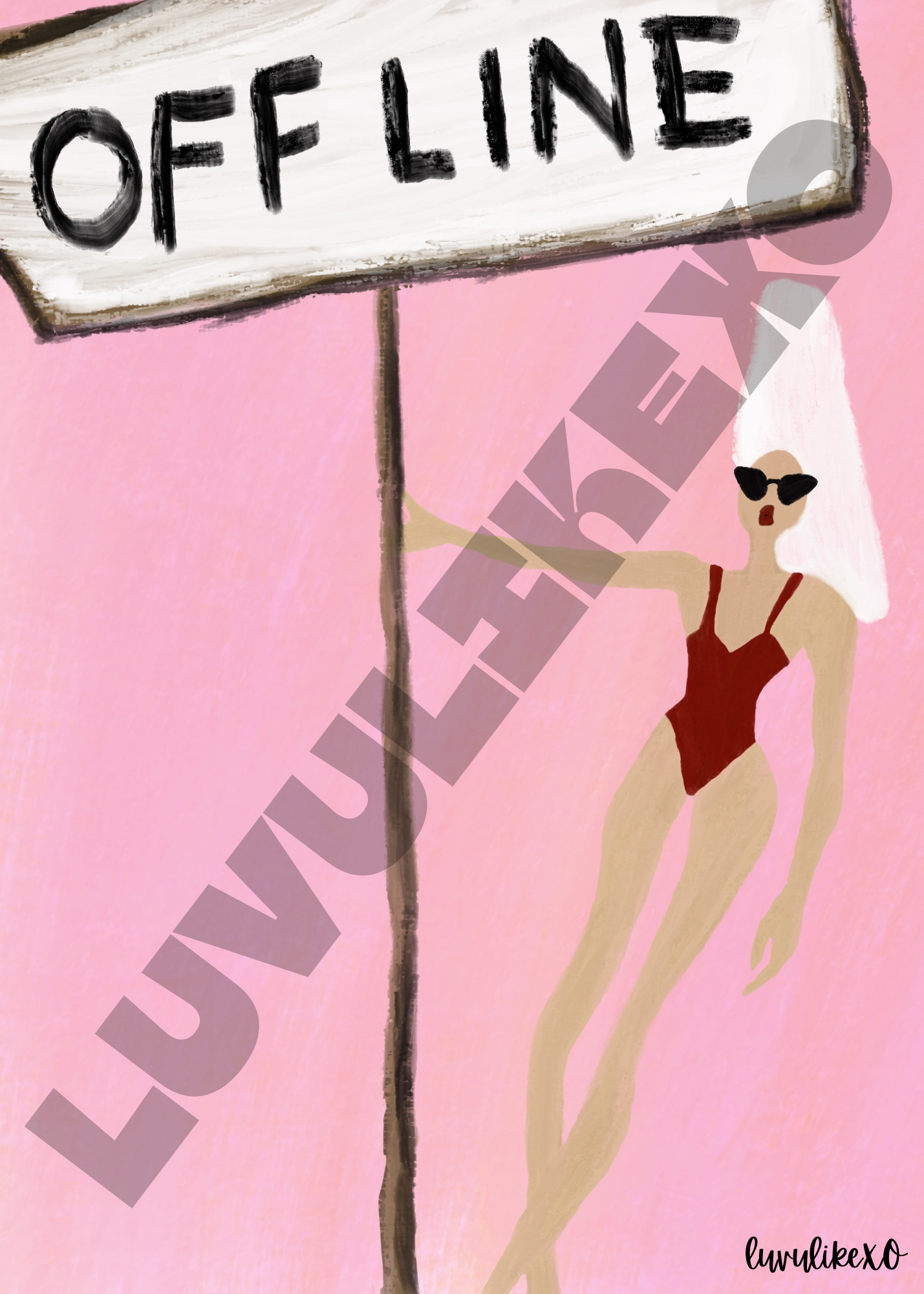 Offline - Pink