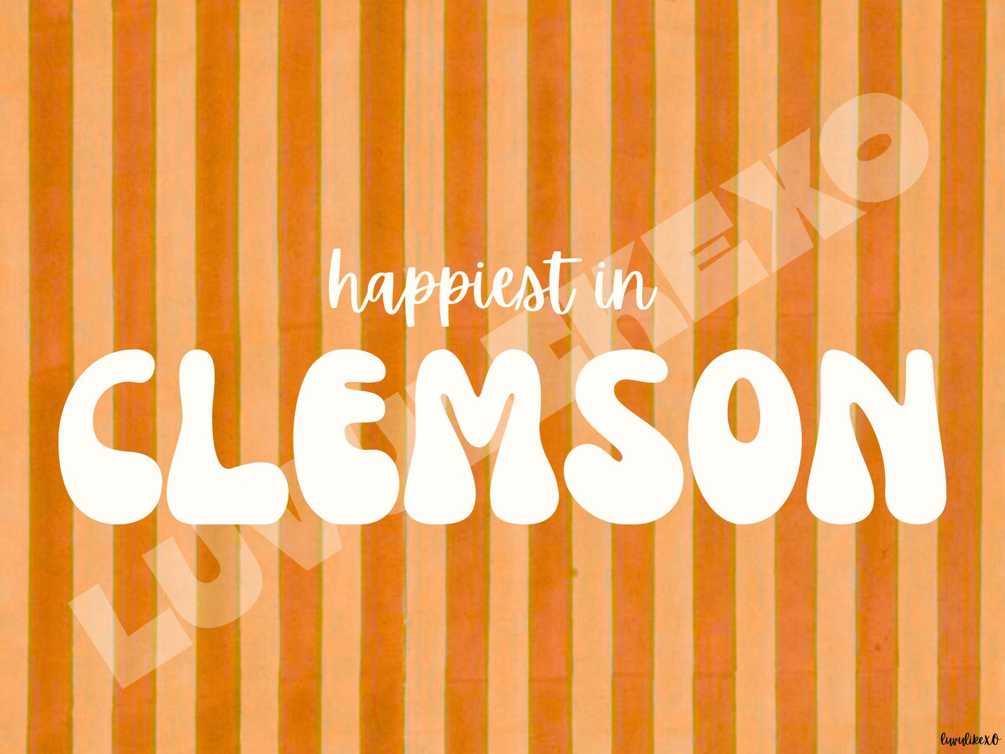 happiest in CLEMSON
