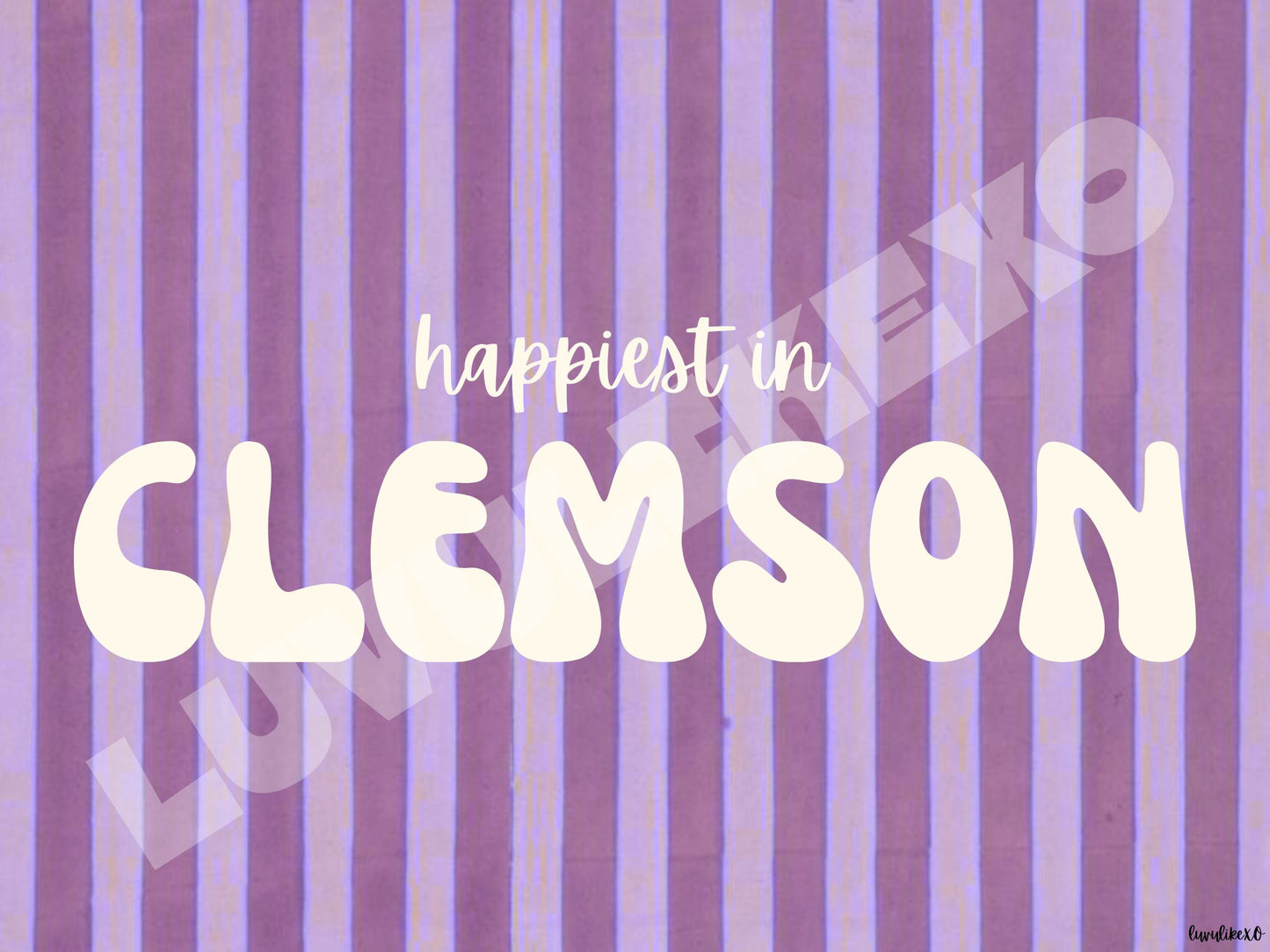 happiest in CLEMSON